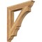 Ekena Millwork Balboa Traditional Rough Sawn Bracket, Western Red Cedar, 6"W x 38"D x 42"H BKT06X38X42BOA01RWR - alternate 1